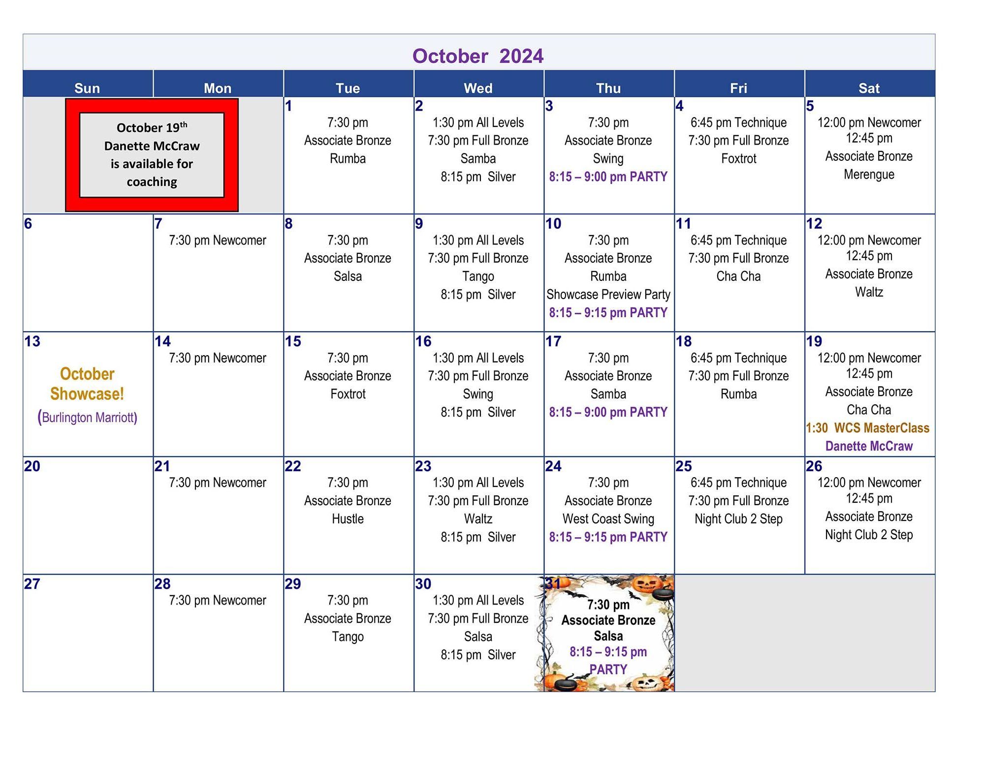 October 2024 Calendar