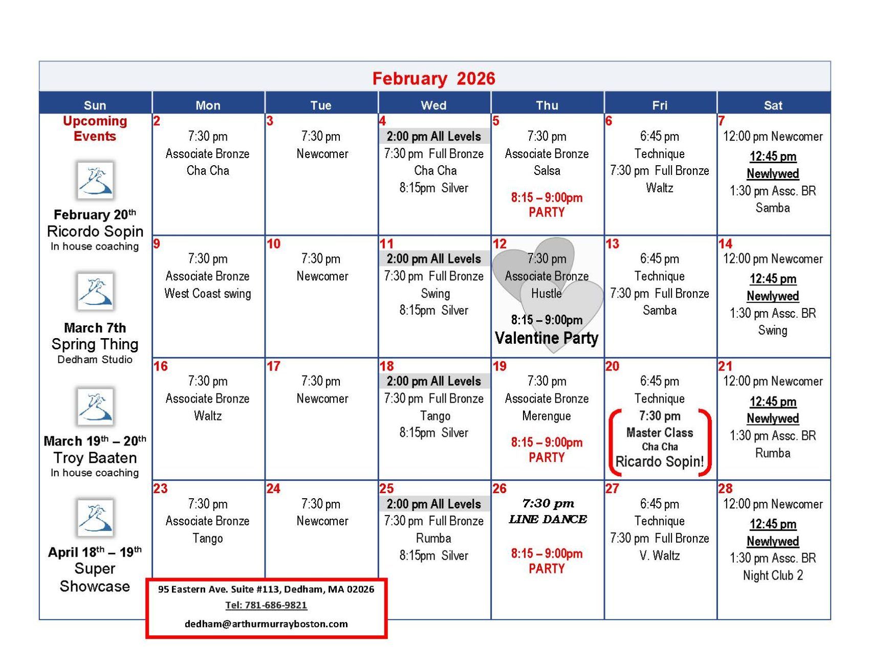 February 2026 Calendar